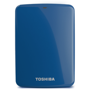 portable hard drive repair on Toshiba 1TB Canvio Connect Portable Hard Drive in Blue