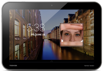 Face Unlock provides security and personalized options.