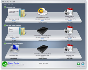 Backup Software Screenshot